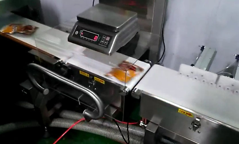 中山大红鹰dhy自动检重秤称重生产线